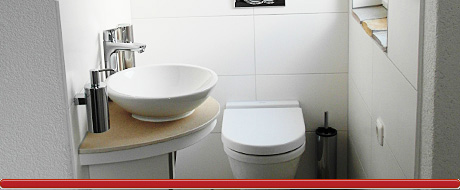 Badezimmer nach der Sanierung