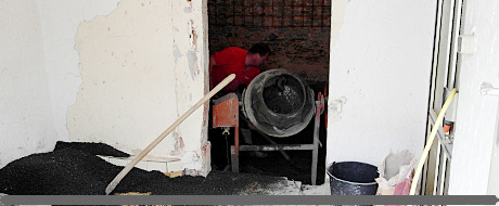 Eingangsbereich vor der Sanierung